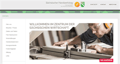 Desktop Screenshot of handwerkstag-sachsen.de